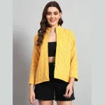 Women's Clothing Reversible Yellow Suzani Jacket - Image 2