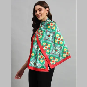 Women's Fashion Green Neck Wraps Scarf - Image 3