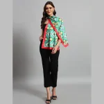 Women's Fashion Green Neck Wraps Scarf - Image 4
