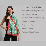 Women's Fashion Green Neck Wraps Scarf - Image 8