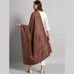 Women's Fashion Purple Geometric Long Shawl - Image 8