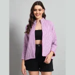 Women's Pink Suzani Embroidery Cotton Jacket - Image 2
