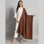Women's Wedding Wrap Blue Geometric Shawl - Image 2