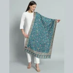 Beautiful Green Paisley Cashmere Shawl/Stole - Image 4
