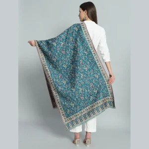 Beautiful Green Paisley Cashmere Shawl/Stole - Image 6