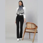 Cashmere Neck Wraps Blue & Grey Ombre Wool Muffler - Image 2