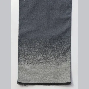 Cashmere Neck Wraps Blue & Grey Ombre Wool Muffler - Image 6