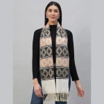 Fashion Women Warm Brown Diamond Scarf