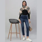 Fashion Women Warm Brown Diamond Scarf - Image 2