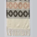 Fashion Women Warm Brown Diamond Scarf - Image 6