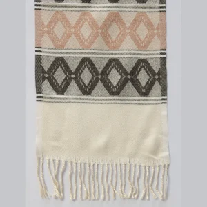 Fashion Women Warm Brown Diamond Scarf - Image 6