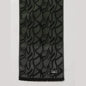Men's Reversible Green Abstract Scarf / Muffler - Image 6