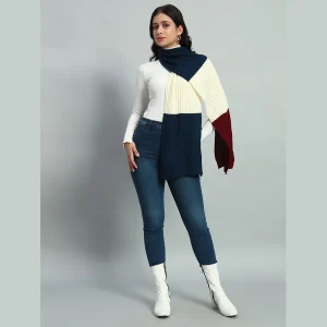 Winter Comfortable Neck Wraps Women Large Size Knitted Scarf - Image 4