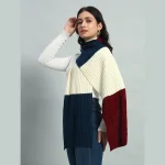 Winter Comfortable Neck Wraps Women Large Size Knitted Scarf - Image 3