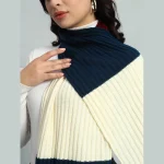 Winter Comfortable Neck Wraps Women Large Size Knitted Scarf - Image 6