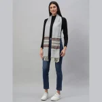 Women's Pale Blue Neck Wraps Scarf - Image 3