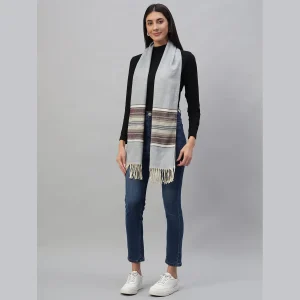 Women's Pale Blue Neck Wraps Scarf - Image 3