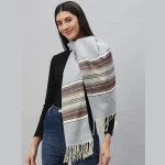 Women's Pale Blue Neck Wraps Scarf - Image 4