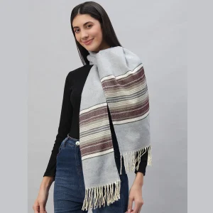 Women's Pale Blue Neck Wraps Scarf - Image 4