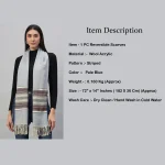 Women's Pale Blue Neck Wraps Scarf - Image 7