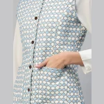 Women's Quilted Fish Scale Printed Jacket - Image 5