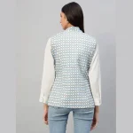Women's Quilted Fish Scale Printed Jacket - Image 8