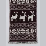 Women's Winter Reversible Scarfs Maroon Color - Image 6