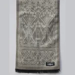 Women's Winter Scarf Beige Floral - Image 6