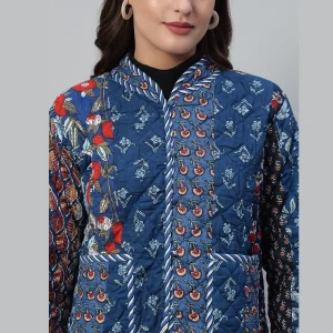 Women's Export Quality Cotton Fabric Blue Jacket - Image 5
