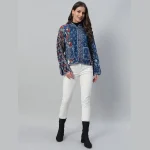 Women's Export Quality Cotton Fabric Blue Jacket - Image 9