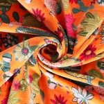 5 Yard Luxury Soft Velvet Cactus Fabric (Orange Fabric)
