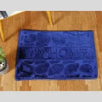 Absorbent Non-slip Blue Color Door Floor Mat