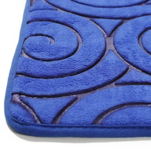 Bathroom Kitchen Floor Blue Door Mats - Image 3