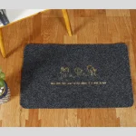 Bird Design Non Slip Door Floor Mat