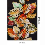Black Block Print Fabric for Sewing By The Yard - Image 5