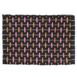 Black Floor Mats Non-Slip Carpet 24"X16" Inch - Image 2