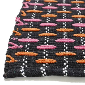 Black Floor Mats Non-Slip Carpet 24"X16" Inch - Image 3