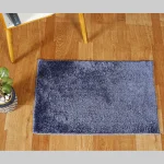 Dark Blue Magic Non Slip Door Mat