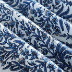 Indian 100% Cotton Craft Fabric Sewing Blue Floral Printed - Image 3