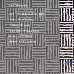 Indian Black & White Striped Printed Loose Velvet Fabric - Image 5