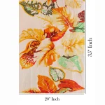 Indian Hand Leaf Printed Cotton Fabric For Women Dress - Image 5