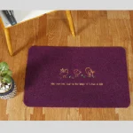 Indian Home Entrance Indoor Violet Door Mats