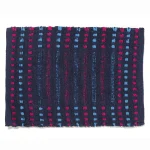Indian Non Slip Floor Blue Door Carpet - Image 2