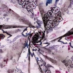 Luxury Dress Sewing Soft Velvet Print Fabric