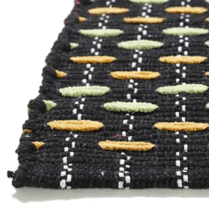 New Black Cotton Floor Rug Home Decor Mat - Image 3