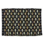 New Black Cotton Floor Rug Home Decor Mat - Image 2