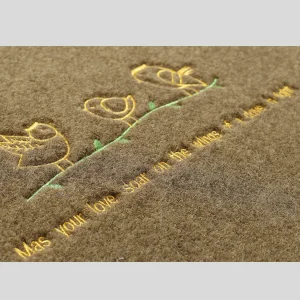 Olive Green Bathroom Kitchen Home Mat Decor Birds - Image 3