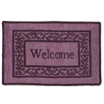 Purple Color Door Mat Non-Slip & Washable - Image 2