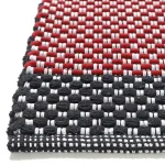 Red & Black Bathroom Door Mats - Image 3