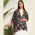 Beautiful Floral Printed Pure Cotton Fabric Scarf - Image 2